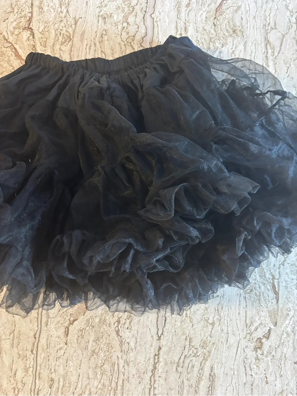 Black Petticoat Set - Feather and sparkle and Classic Tulle